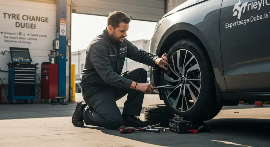 tyre change dubai